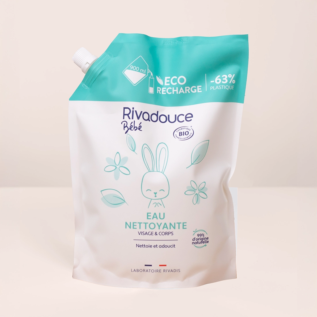 &Eacute;co-recharge eau nettoyante 900ml