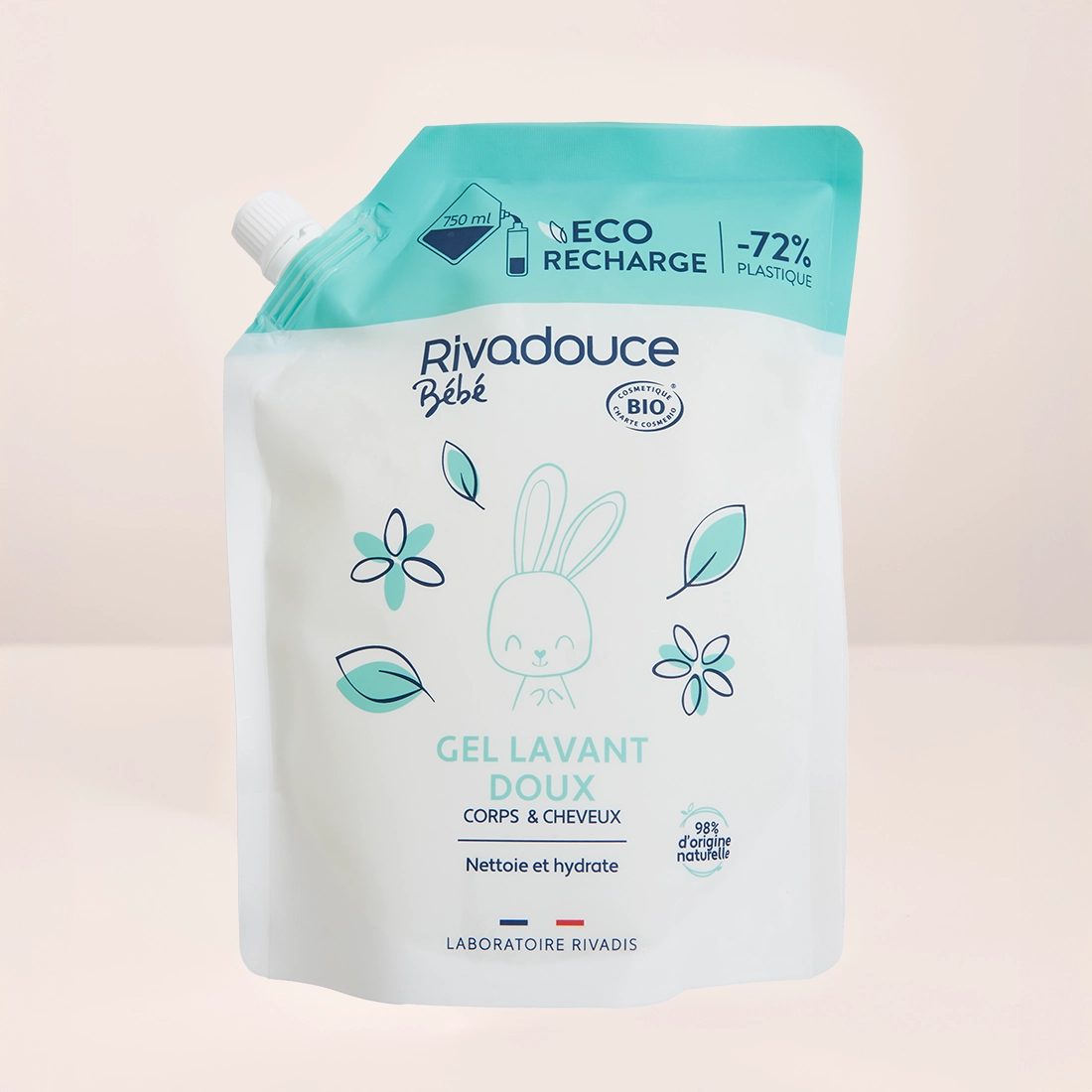 Éco-recharge Gel doux lavant Bébé 750ml