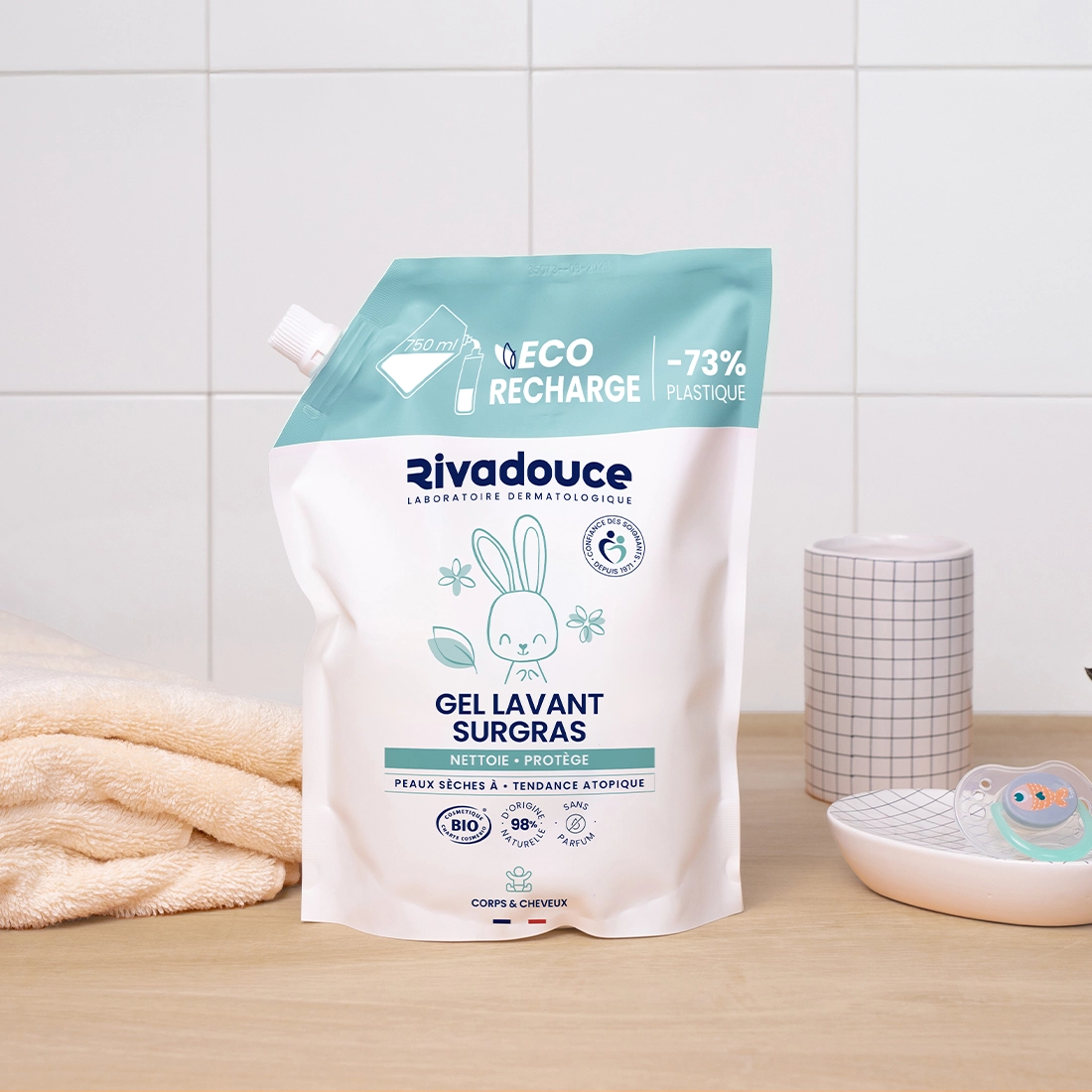 &Eacute;co-recharge gel lavant surgras 1000 ml image number 0