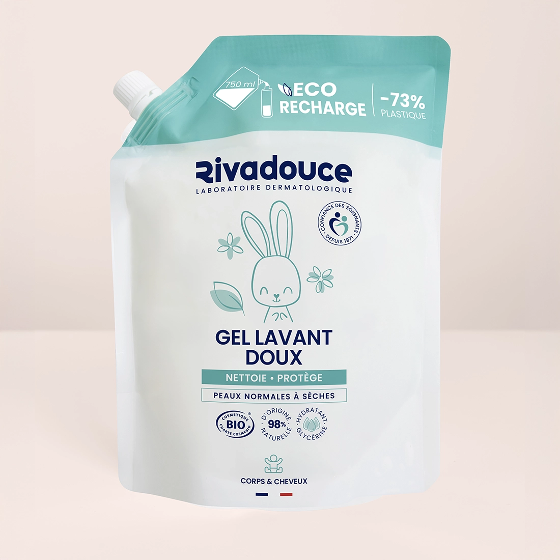 &Eacute;co-recharge Gel doux lavant B&eacute;b&eacute; 750ml