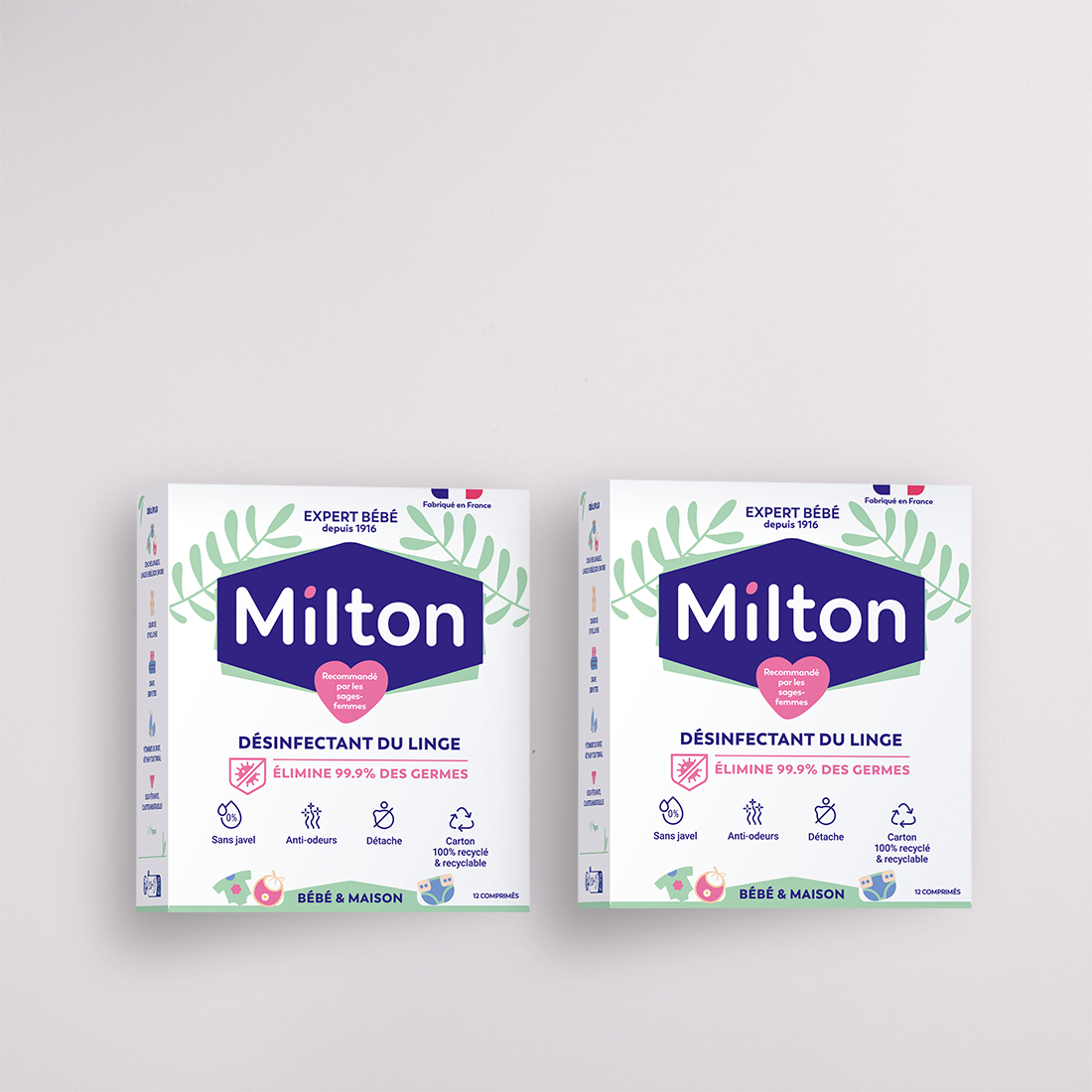 Désinfectant linge machine (lot de 2)