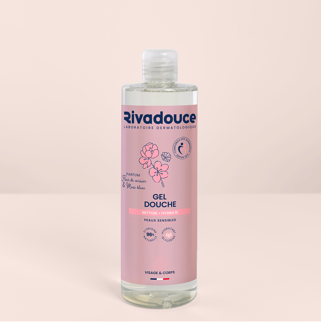 Gel douche Fleur de cerisier & musc blanc