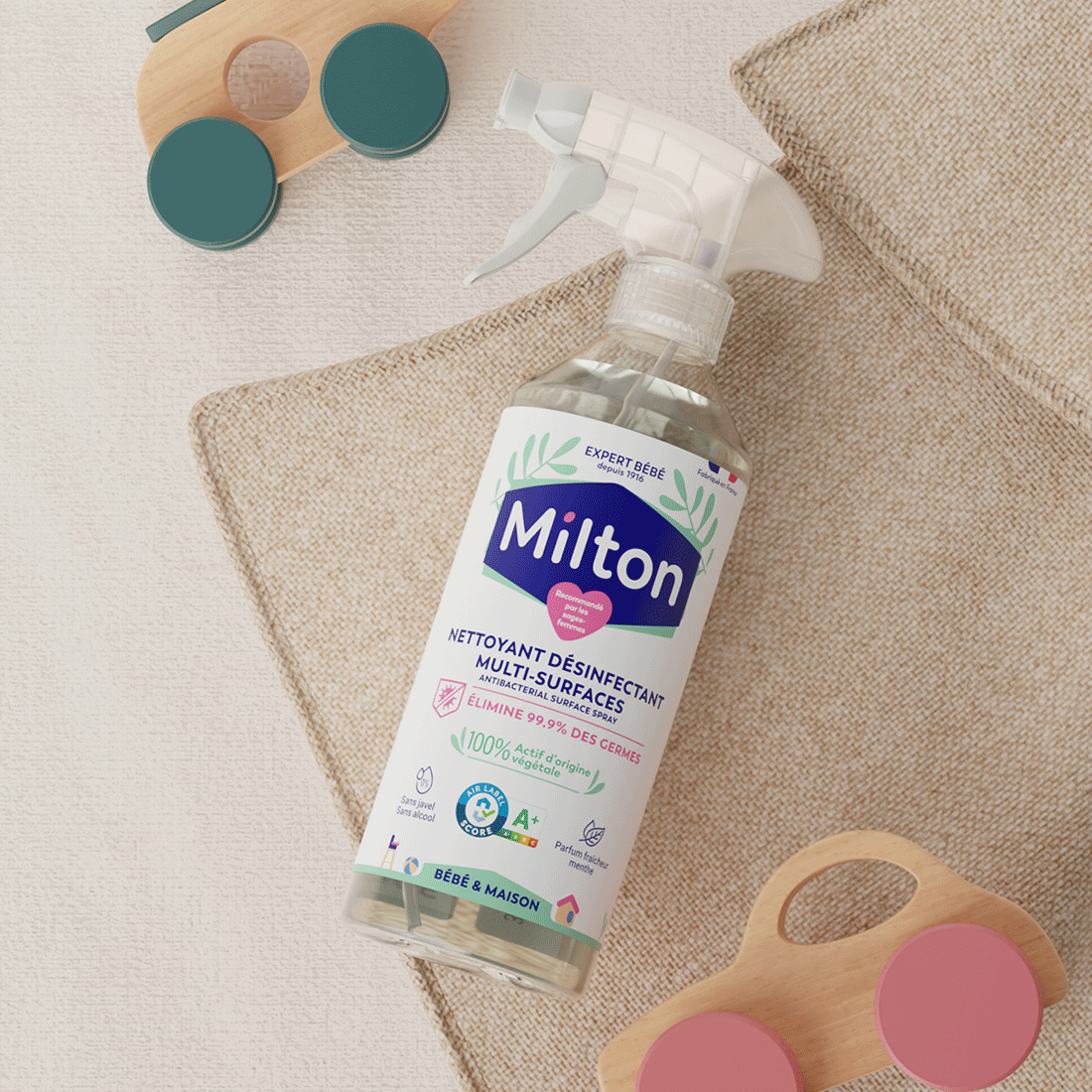 Spray multi surfaces désinfectant maison 500ml image number 0