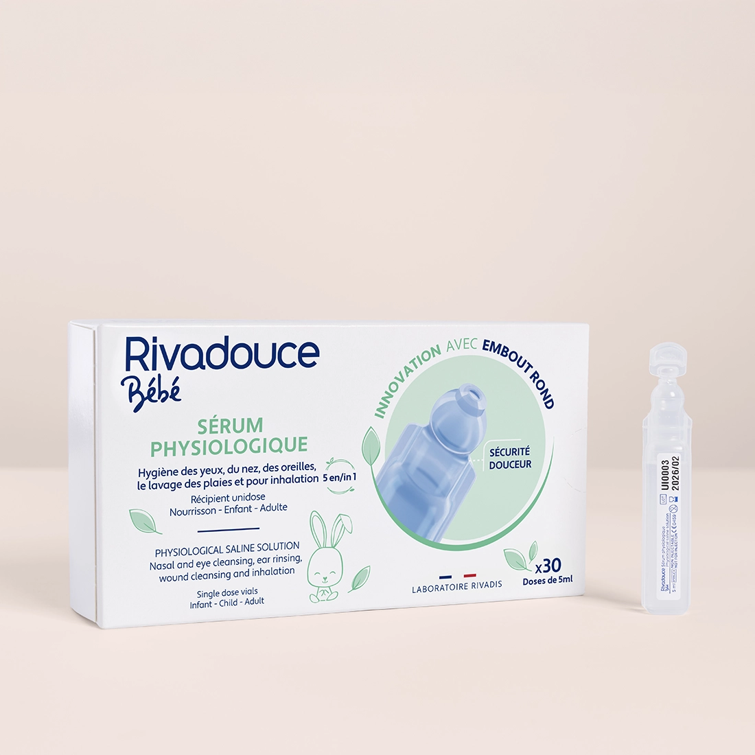 Sérum physiologique Bébé - 30x5ml image number 1